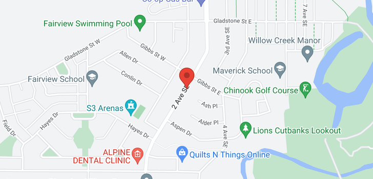 map of 521 2nd AVE SE